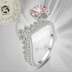 Anillos de Compromiso y Boda de Moissanita al por Mayor para Mujer, Anillos de Plata de Ley 925 con Corona de Reina y Corona de Princesa, Certificados por GRA - Product Image 3