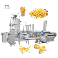 500Kg Frieten Lijn Voedsel Aardappel Chip Verwerking Machine Prijs Van Chips Productielijn