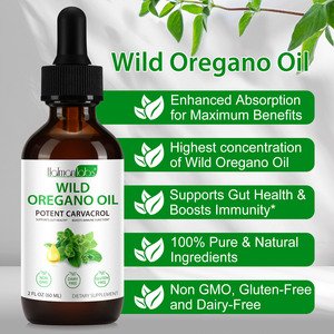 Hatmanlabs 60ml Wild <strong>Oil</strong> of <strong>Oregano</strong> Oral Drops Food Grade Dietary Supplement 100% Pure Natural <strong>Oregano</strong> <strong>Oil</strong> Drops for Sale - Product Image 2