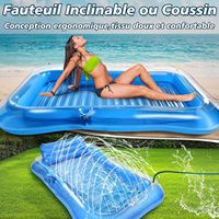 Matelas gonflable pour piscine NOVA pour adultes, hamac flottant, chaise de piscine, coussins de bronzage, 200x124cm, pour piscine, fêtes à la plage