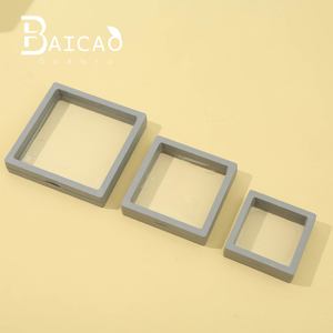 Boîte <span class=keywords><strong>de</strong></span> présentation rigide en carton pour bijoux, avec membrane transparente et cadre flottant, pour boucles d'oreilles, pièces <span class=keywords><strong>de</strong></span> monnaie, médailles et médaillons, à <span class=keywords><strong>fermeture</strong></span> magnétique - Product Image 3