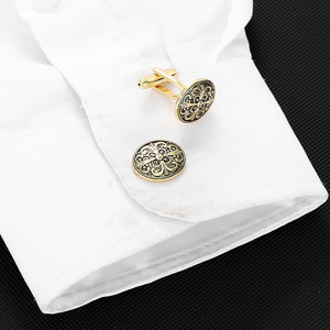 Fabricante logotipo personalizado alta calidad camisa de metal <span class=keywords><strong>gemelos</strong></span> <span class=keywords><strong>para</strong></span> ropa accesorio manga botón - Product Image 3