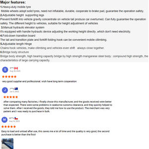 Meja pengangkat kerja tangga aluminium, Motor listrik lipat tinggi 12 meter 500kg 2-12m - Product Image 6