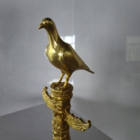 Laiton paix colombe trophée personnalisé trophée fabricants en gros