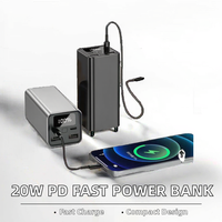Prêt pour l'expédition 20000mAh double Charge rapide 65W Super vitesse de charge type-c batterie externe li-polymère ordinateur portable charge ordinateurs portables