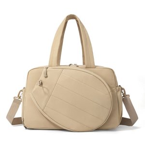 Sac à dos de tennis professionnel personnalisé avec logo, grande capacité, en nylon imperméable, avec poche pour chaussures et pochette pour chariot, sac de <span class=keywords><strong>raquette</strong></span> - Product Image 5