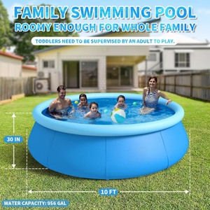 <span class=keywords><strong>Piscine</strong></span> <span class=keywords><strong>gonflable</strong></span> portable géante 305*76CM en PVC pour enfants, idéale pour l'extérieur – Fabriquée en Chine - Product Image 2