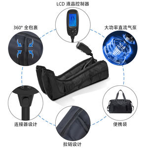 Mesin Pijat Kaki Tekanan Udara dengan Logo Kustom Gratis, 5 Ruang Kompresi untuk Pemulihan, Relaksasi, Olahraga, dan Kebugaran - Product Image 4