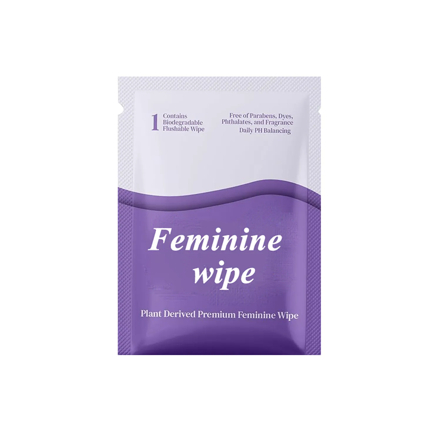 Wholesale Low MOQ Organic Feminine Care Wipes Single Flushable Yoni Wipes Individually Wrapped for Adult Women Cleaning