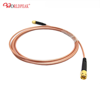Cable de puente RG316 personalizado chapado en oro SMA macho a macho conector BNC/TNC/N/M/FARKA/MCX/MMCX Cable coaxial