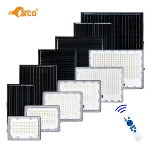 KCD-carcasa de aluminio impermeable ip65, 300w, 500w, luz de inundación solar led, precio de fábrica