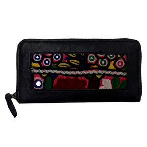 En gros Brodé À la Main Vintage Pochette Gitane Cuir Banjara Portefeuille - Product Image 1