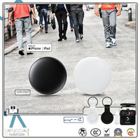 Localizador GPS Mini Redondo para Equipaje de Viaje, Mascotas y Objetos Perdidos, Compatible con Android