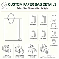 Sac en papier trapézoïdal imprimé sur mesure avec poignée en satin de qualité supérieure, sac cadeau floral pour bouquets de fleuristes, emballage pour fleurs de fête
