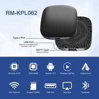 Adaptador automático Carplay inalámbrico Android con logotipo personalizado de fábrica con 1 año de garantía CPAA para Carplay con cable YouTube y Netflix App USB