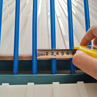Chariot de stockage structurel de type harpe pour feuilles de verre, capacité de charge de 1 tonne par emplacement, espacement de 26 mm, rangement catégorisé