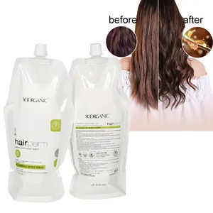 Crème lissante hydratante pour le recollage des cheveux Lisse Professional Braizail Italy Salon Use Permanent Hair Perm Cream 1000ml * 2