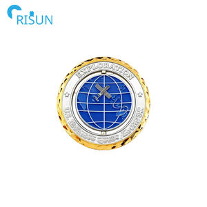 Pièce de défi rotative 3D en forme de roue, personnalisable avec logo, modèle avion spatial, souvenirs - Product Image 6