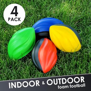 Palloni da Football Mini Spiral da 7 Pollici per Bambini, Confezione da 4 Palloni in Schiuma Morbidi e Piccoli - Product Image 4