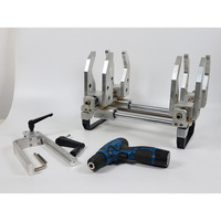 SST-125 de gabarit de suspension de Machine de Fusion de prise portative 63-125mm PE/PP/PVDF/PB soudure de Tube de tuyau en plastique 4 pinces