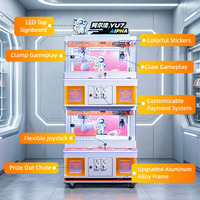 Machine à griffes LED de luxe haut de gamme avec couleurs personnalisables et cabinet en acrylique pour centre commercial, salle de jeux familiale et centre de divertissement
