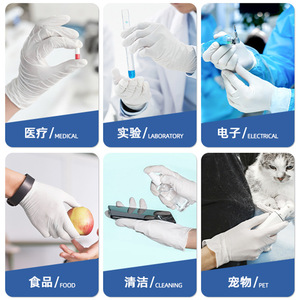 Nitrile Disposable <b>Gloves</b> Full Coating Antistatic For Mechanical Manufacturing EN ISO 374 <b>Type</b> A Non Sterile Smooth Latex Free - Product Image 5