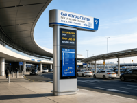 Panneau publicitaire LED pour station-service, affichage des prix, étanche, en acier inoxydable, panneau publicitaire sur pylône, enseigne extérieure personnalisée