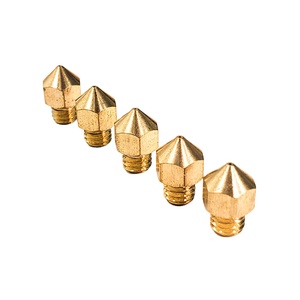 หัวฉีดทองแดง Tronxy MK8 ขนาด 0.2 มม. 0.4 มม. 0.6 มม. 0.8 มม. - Product Image 1