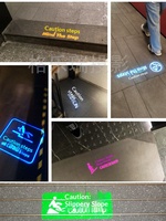 Projecteur LED antidérapant pour escalier Agi32, personnalisé en aluminium IP65, pour publicité dans les toilettes pour hommes et femmes