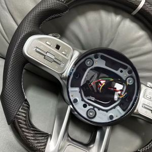 Volant de voiture de haute qualité pour <span class=keywords><strong>Mercedes</strong></span> Benz C63 E63 W213 C43 A45 G63 G500 S63 A45 G63 G55 E63 en fibre de carbone - Product Image 4