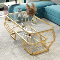 Verre trempé octogonal de luxe pour plateau de table, design moderne et abordable pour restaurant