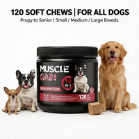 Friandises à Mâcher Personnalisées pour le Développement Musculaire des Chiens – Soutien pour Tous les Chiens, Améliore le Développement Musculaire, Optimise la Composition Corporelle, Constructeur Musculaire