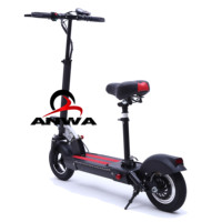 500W 8 inç Tekerlekli Katlanabilir Engelli Elektrikli Karbon E-Scooter 8 inç Katlanabilir Scooter