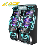 Machine de jeu d'arcade double ACS, plateforme interactive rythmique japonaise en métal, divertissement commercial intérieur, anglais/espagnol