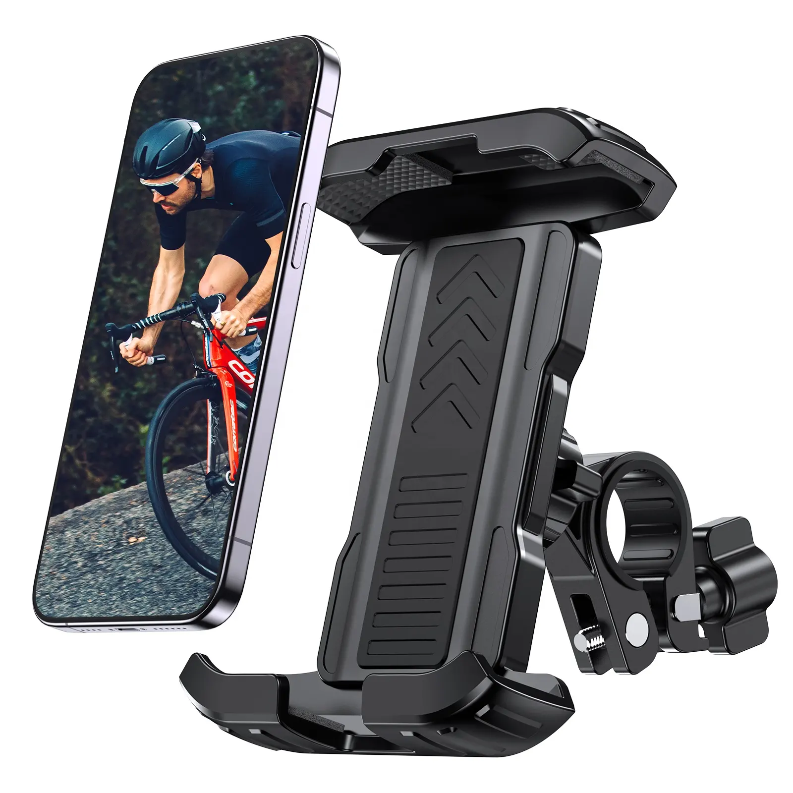 Porta cellulare bicicletta moto 2024 aggiornato supporto manubrio universale per iPhone e Samsung ecc 4.7 "-6.8" telefoni cellulari