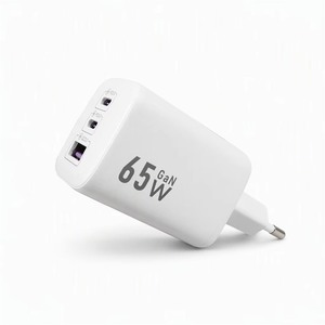 <span class=keywords><strong>Chargeur</strong></span> mural USB C GaN <span class=keywords><strong>65W</strong></span> N1 3 ports <span class=keywords><strong>Usbc</strong></span> Type A PD3.0 Adaptateur de charge rapide pour ordinateur portable tablette smartphone bureau voyage - Product Image 2