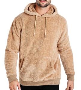Plush Fleece <strong>Hoodie</strong> for Man Winter Apparel With <strong>Teddy</strong> Fleece - Product Image 1