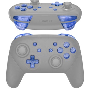 Kit de Botones Personalizados para Control de Juegos NS Pro, Juego de Botones Duraderos y Mejorados para Control Switch Pro - Product Image 1