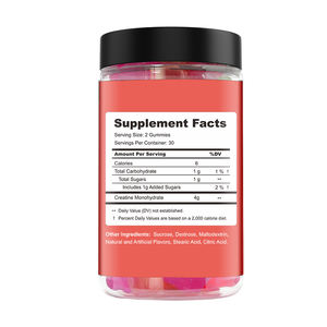 OEM/ODM Private Label <b>Creatine</b> Monohydrate Gummy 5g <b>Creatine</b> Monohydrate Gummies <b>Pre</b> <b>Workout</b> <b>Creatine</b> Gummies - Product Image 6