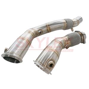Downpipe de Alto Rendimiento F80 M3 F82 M4 S55 de 3.5 Pulgadas 89mm en Acero Inoxidable para BMW M3 Sedán 4D F80 M4 Coupé 2D F82 F83 S55 L6 - Product Image 2