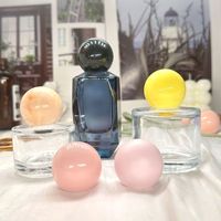 High-End baru untuk bola tutup botol parfum multi-spesifikasi tutup botol kaca bulat plastik ABS logam grosir produsen