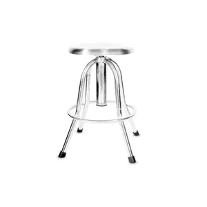 High Quality 304 Stainless Steel Medical Hospital Doctor Revolving Stool And Nurse Stool For Clinic