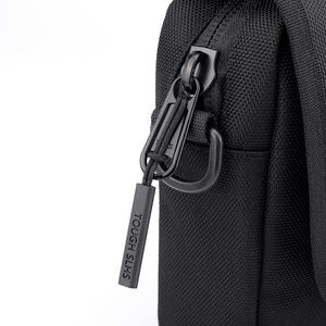 Sac bandoulière Tough Slhs pour homme en tissu Oxford noir résistant à l'eau pour usage quotidien été 2022 - Product Image 1