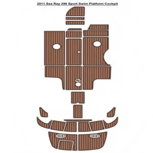 Yacht et pont en teck EVA moderne Sea Ray 290 Sport 2011, revêtement de sol extérieur à installation rapide, article très vendu sur eBay et AliExpress - Product Image 1