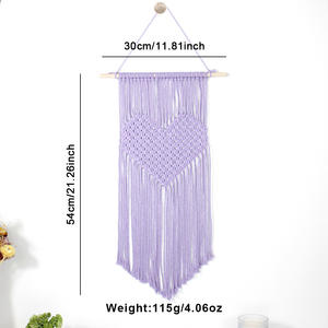 Tapiz Tejido a Mano de Estilo Bohemio, Decoración de Pared para Sala de Estar, Dormitorio, <span class=keywords><strong>Estudio</strong></span>, Restaurante - Product Image 3