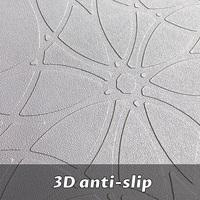 Tapis de sol antidérapant imperméable en PVC texturé, design géométrique 3D en relief, plusieurs couleurs en stock, faible MOQ, directement de l'usine