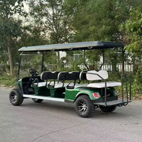 Voiture de tourisme électrique robuste 8 places, châssis robuste à propulsion électrique au lithium, service de tourisme, support OEM