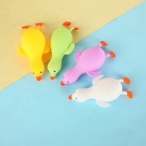 New Design Cute Duck Squeeze Grape Ball Color Bead Toy <b>Squishy</b> Stress Balls Fidget Toys for Kids Wholesale TPR Squeeze Toys - Product Image 2
