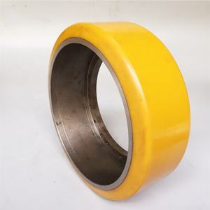 <span class=keywords><strong>Noblelift</strong></span> 252x8 8/165-194mm 10 agujeros de poliuretano resistente coche rueda de tracción utilizado en <span class=keywords><strong>Noblelift</strong></span> carretilla elevadora/camión de paleta de la - Product Image 2