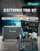 Kit d'outils électroniques Proskit PK-15307HM (220V, métrique) pour l'installation et l'entretien d'équipements électriques et électroniques